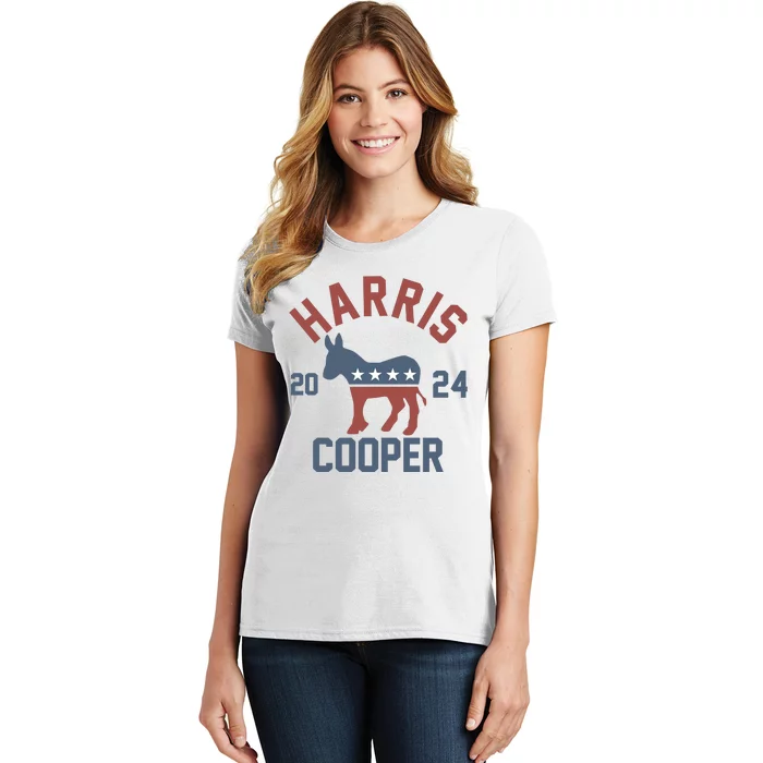 Harris Cooper 2024 For President Kamala Harris Roy Cooper Women's T-Shirt