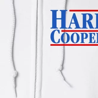 Harris Cooper 2024 For President Kamala Harris Roy Cooper Full Zip Hoodie