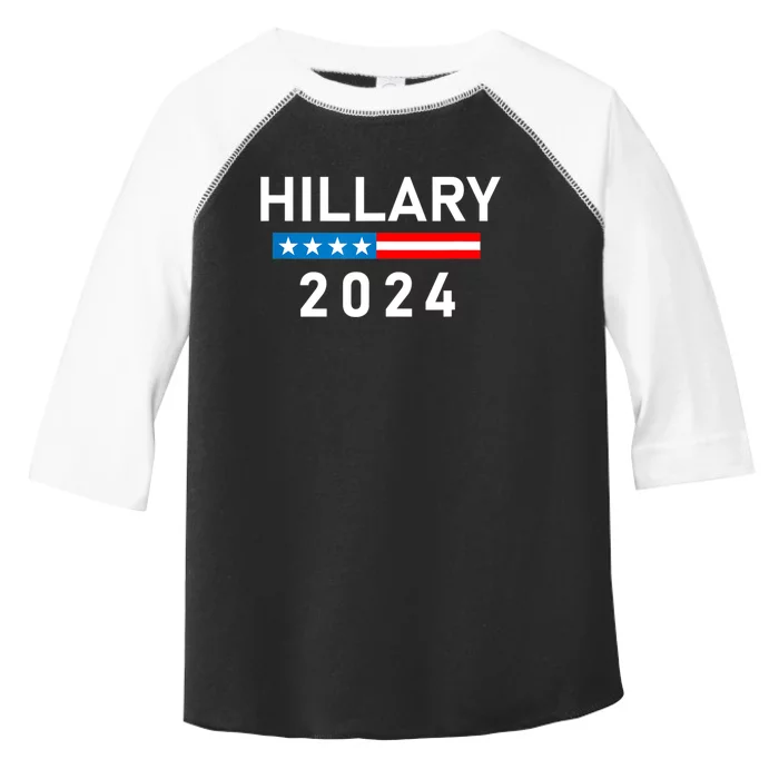 Hillary Clinton 2024 Hillary Clinton For President Toddler Fine Jersey T-Shirt