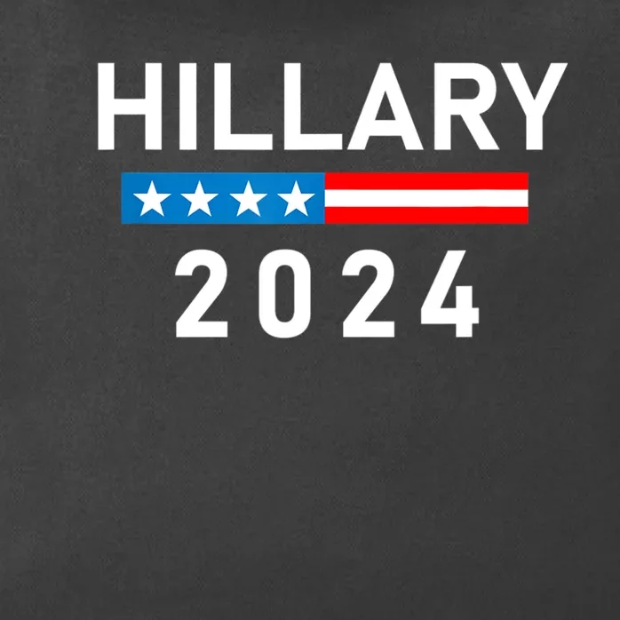 Hillary Clinton 2024 Hillary Clinton For President Zip Tote Bag