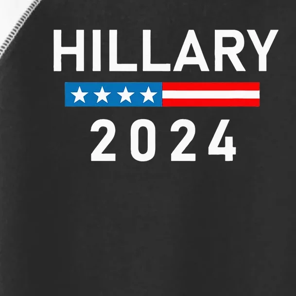 Hillary Clinton 2024 Hillary Clinton For President Toddler Fine Jersey T-Shirt