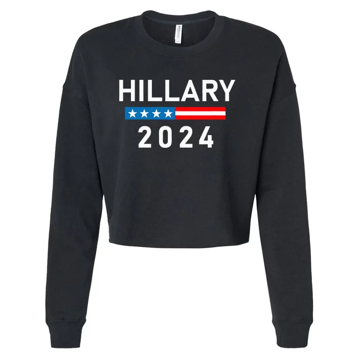 Hillary Clinton 2024 Hillary Clinton For President Cropped Pullover Crew