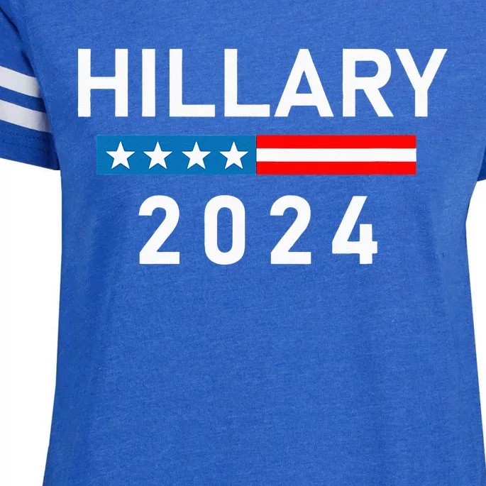 Hillary Clinton 2024 Hillary Clinton For President Enza Ladies Jersey Football T-Shirt