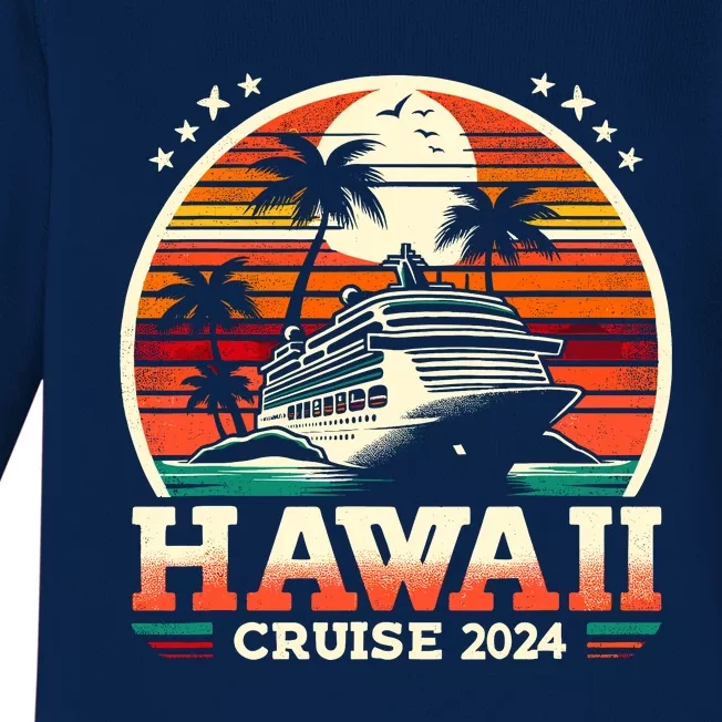 Hawaii Cruise 2024 Family Friend Group Cruise Vacation 2024 Baby Long Sleeve Bodysuit