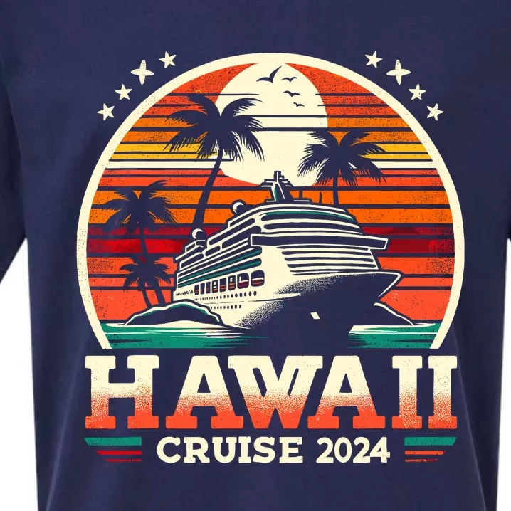 Hawaii Cruise 2024 Family Friend Group Cruise Vacation 2024 Sueded Cloud Jersey T-Shirt