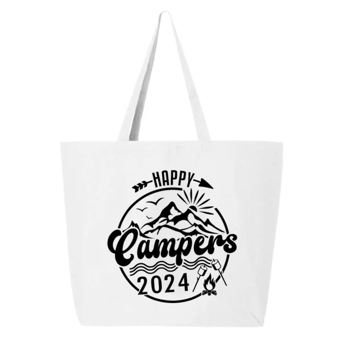 Happy Campers 2024 Friends Camping Adventures In Outdoors 25L Jumbo Tote