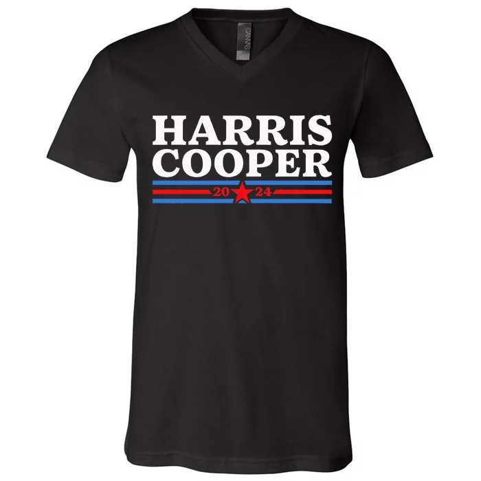 Harris Cooper 2024 Election Kamala Harris Cooper 2024 V-Neck T-Shirt