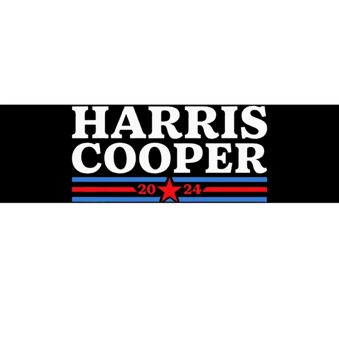 Harris Cooper 2024 Election Kamala Harris Cooper 2024 Bumper Sticker