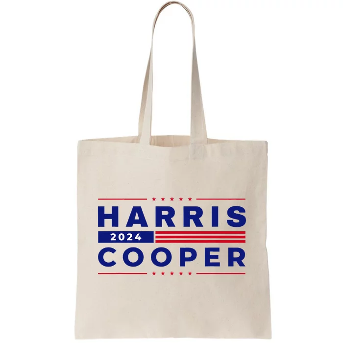 Harris Cooper 2024 Kamala Harris Roy Cooper 2024 Vote Blue Tote Bag