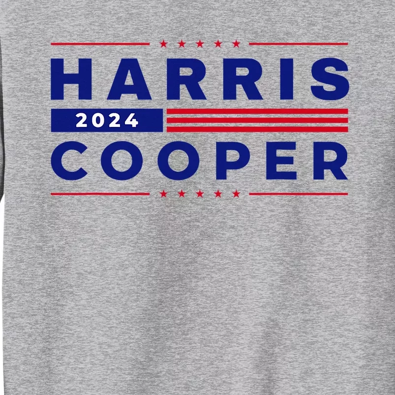 Harris Cooper 2024 Kamala Harris Roy Cooper 2024 Vote Blue Tall Sweatshirt