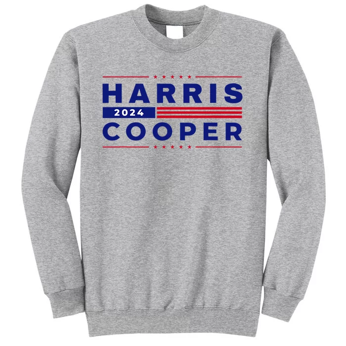 Harris Cooper 2024 Kamala Harris Roy Cooper 2024 Vote Blue Tall Sweatshirt