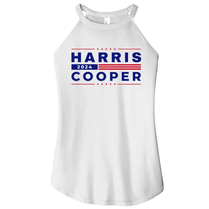 Harris Cooper 2024 Kamala Harris Roy Cooper 2024 Vote Blue Women’s Perfect Tri Rocker Tank