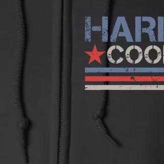 Harris Cooper 2024 For President 2024 Election Full Zip Hoodie