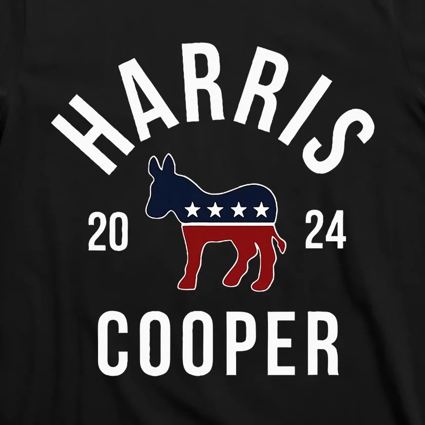 Harris Cooper 2024 Vote Kamala Harris Roy Cooper 24 Rally T-Shirt