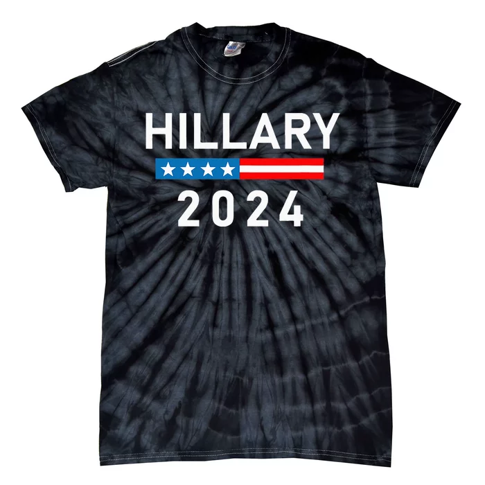 Hillary Clinton 2024  Hillary Clinton for President Tie-Dye T-Shirt