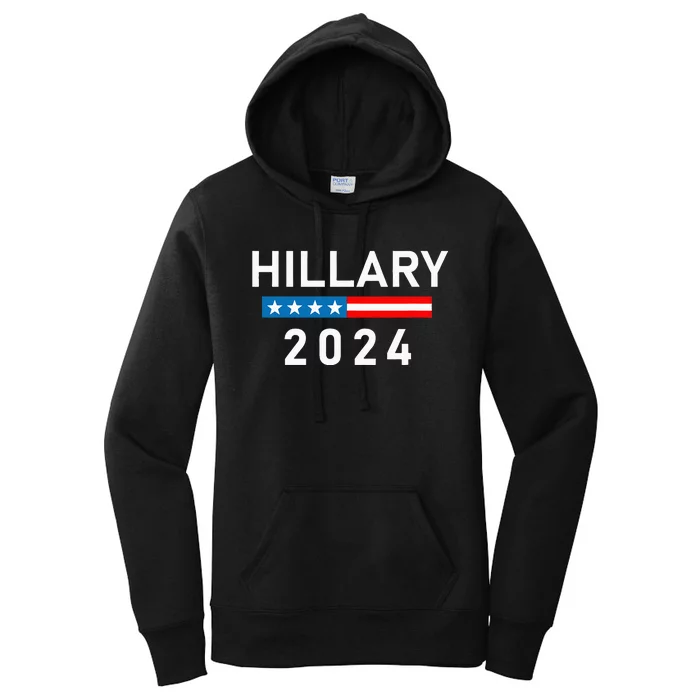 Hillary Clinton 2024 Hillary Clinton For President Women's Pullover Hoodie