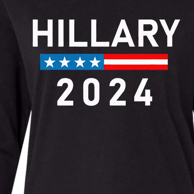 Hillary Clinton 2024 Hillary Clinton For President Womens Cotton Relaxed Long Sleeve T-Shirt