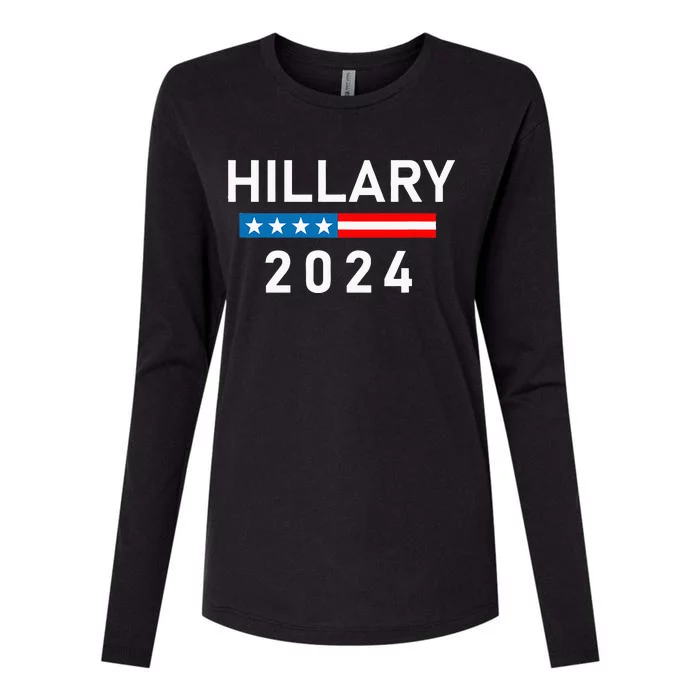 Hillary Clinton 2024 Hillary Clinton For President Womens Cotton Relaxed Long Sleeve T-Shirt