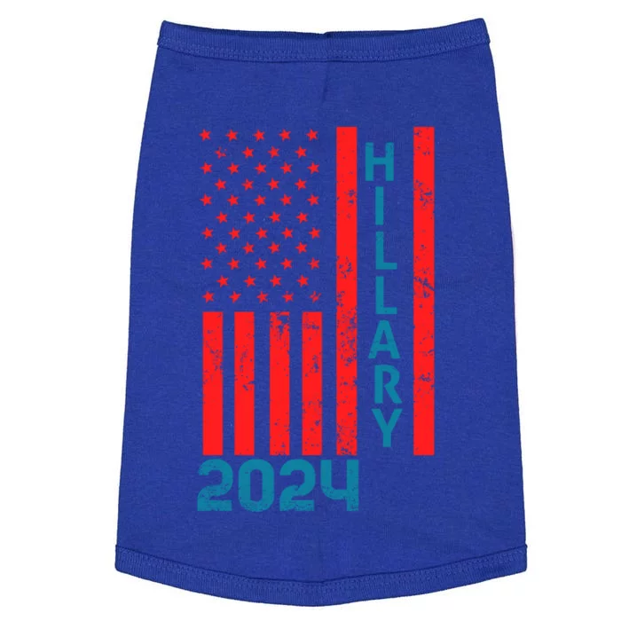 Hillary Clinton 2024 For President Gift Doggie Tank