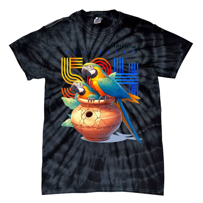 Honduras catracho 504 parrots Tie-Dye T-Shirt