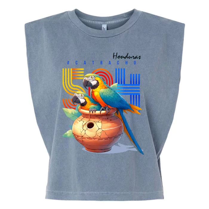 Honduras catracho 504 parrots Garment-Dyed Women's Muscle Tee