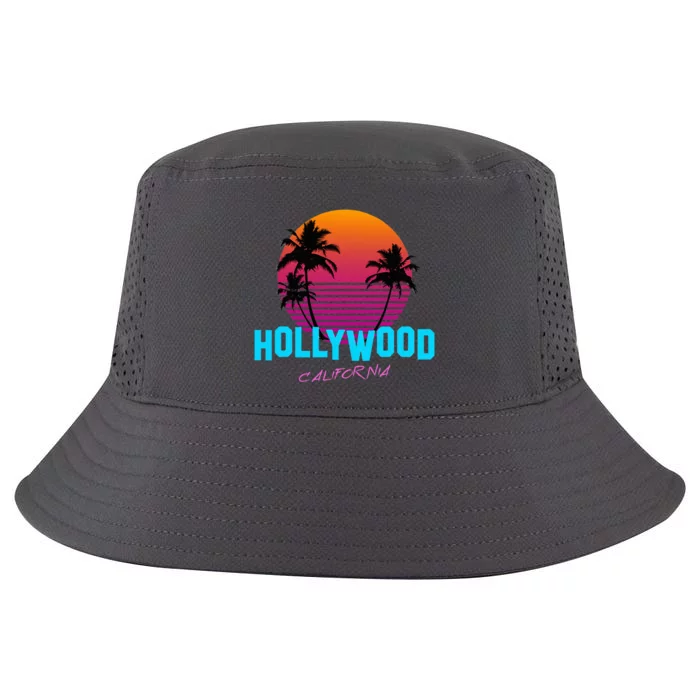 Hollywood California 80s Sunset Cool Comfort Performance Bucket Hat