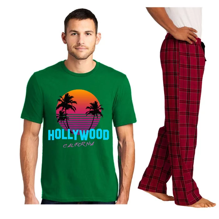 Hollywood California 80s Sunset Pajama Set