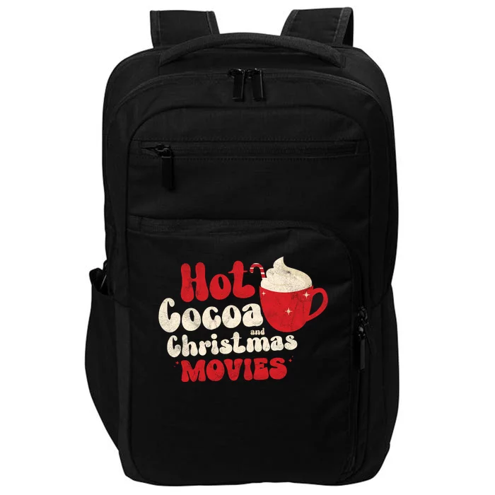 Hot Cocoa And Christmas Movies Holiday Impact Tech Backpack