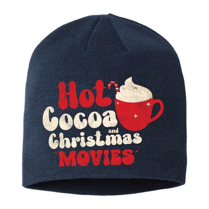 Hot Cocoa And Christmas Movies Holiday 8 1/2in Sustainable Knit Beanie