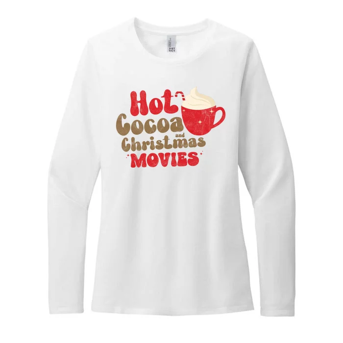 Hot Cocoa And Christmas Movies Holiday Womens CVC Long Sleeve Shirt