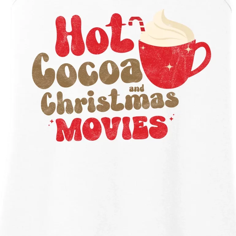 Hot Cocoa And Christmas Movies Holiday Ladies Essential Tank