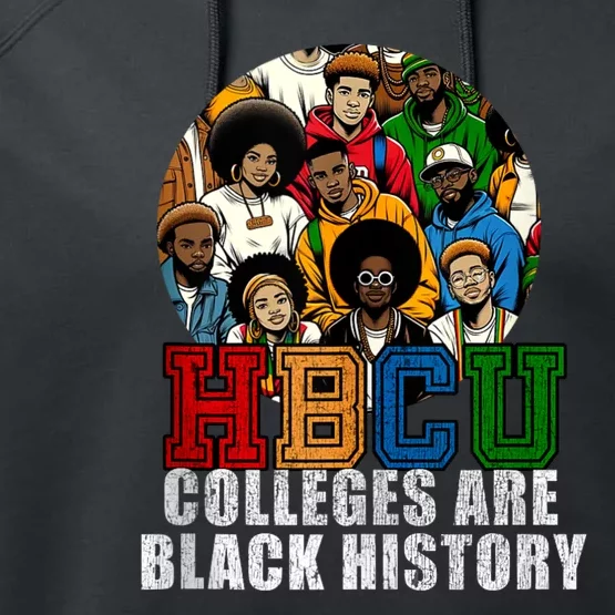 Hbcu Colleges Are Black History Month Performance Fleece Hoodie