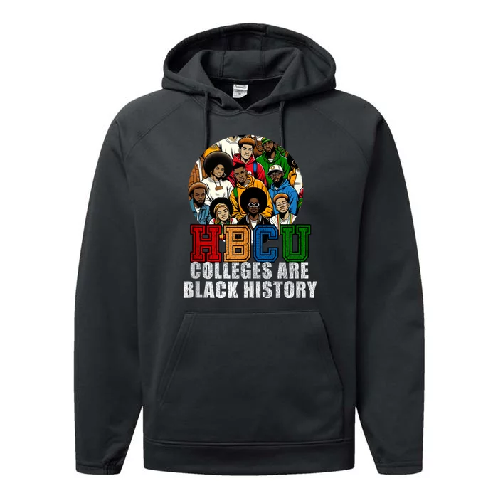 Hbcu Colleges Are Black History Month Performance Fleece Hoodie