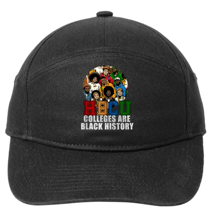 Hbcu Colleges Are Black History Month 7-Panel Snapback Hat