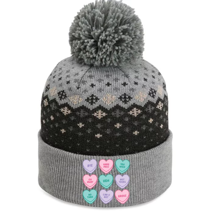 Heart Candy Antivalentine The Baniff Cuffed Pom Beanie