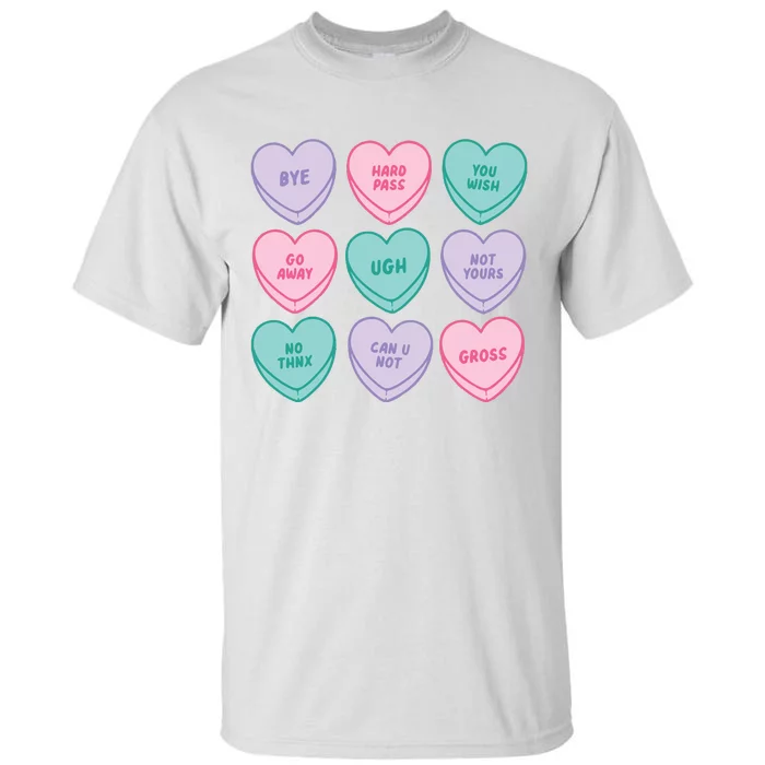 Heart Candy Antivalentine Tall T-Shirt