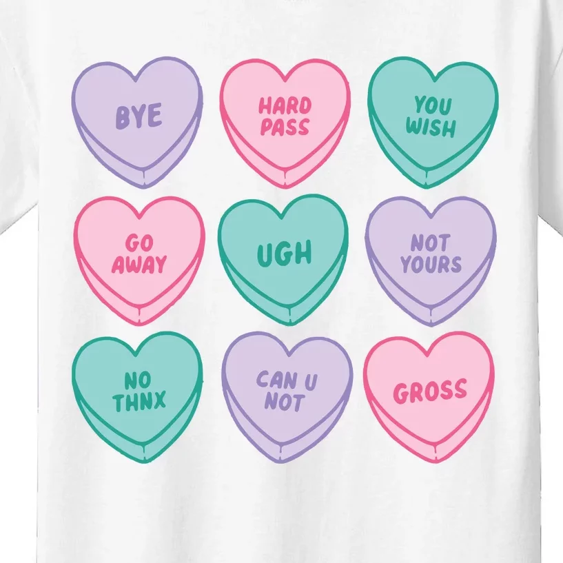 Heart Candy Antivalentine Kids T-Shirt