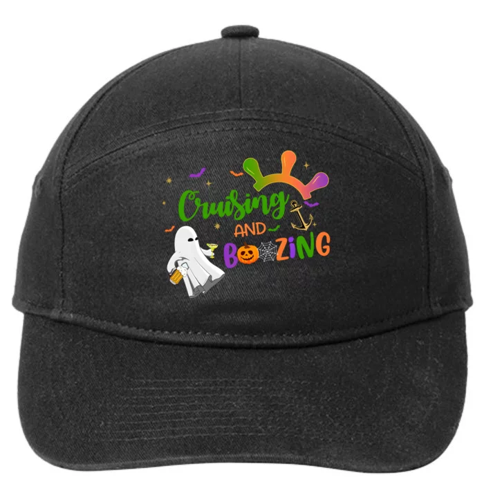 Halloween Cruising And Boozing 7-Panel Snapback Hat