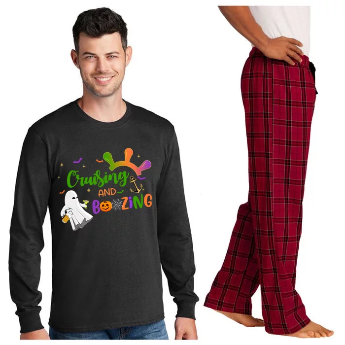 Halloween Cruising And Boozing Long Sleeve Pajama Set