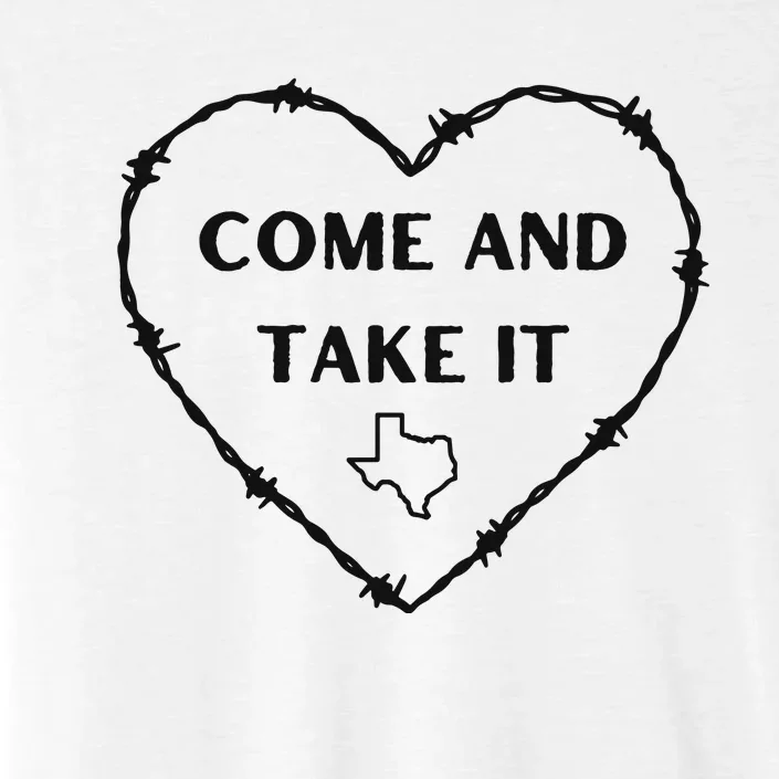 Heart Come And Take It Razor Barbed Wire Political ChromaSoft Performance T-Shirt