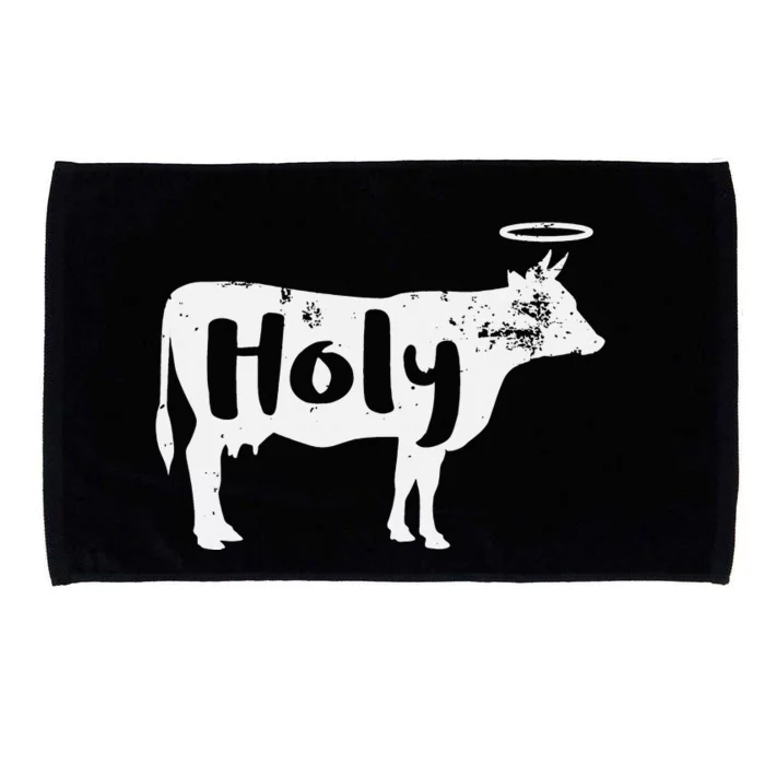 Holy Cow animal Dairy Farmer Midwest Pride Microfiber Hand Towel