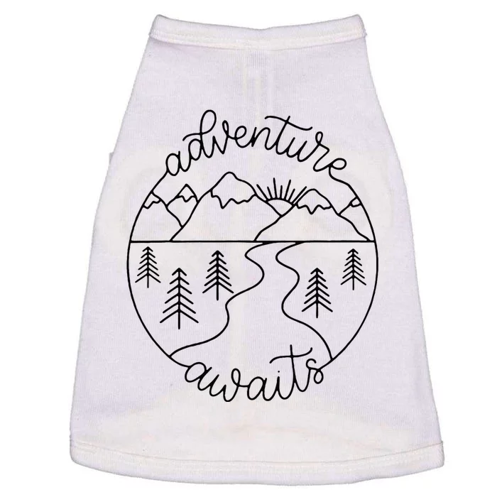 Happy Camper Adventure Awaits Summer Vacation Gift For Women Doggie Tank