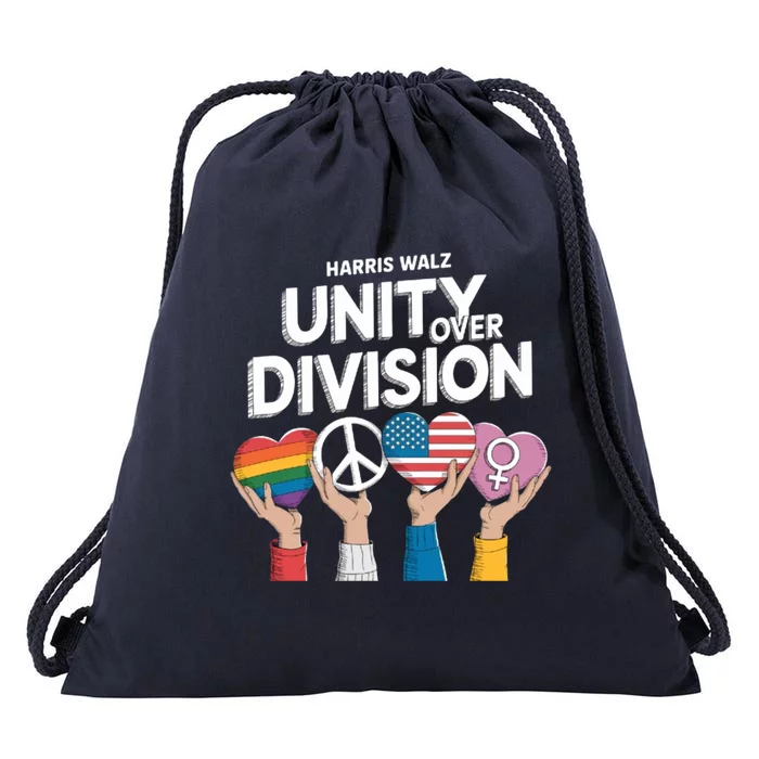 Harriswalz Creating A United Inclusive Future Gift Drawstring Bag