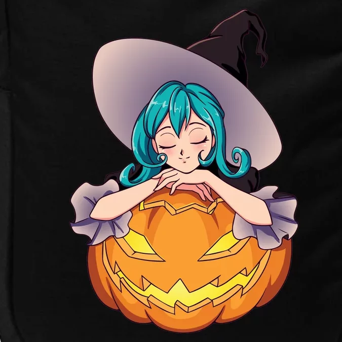 Halloween Cute Anime Witch Pumpkin Impact Tech Backpack