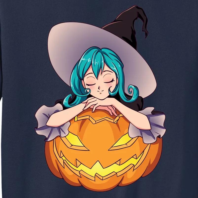 Halloween Cute Anime Witch Pumpkin Sweatshirt