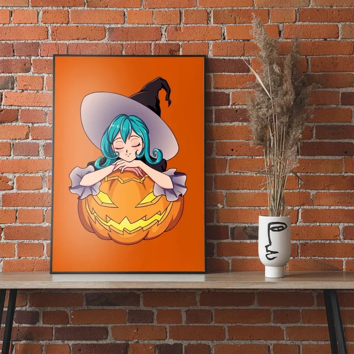 Kawaii Anime Girl in a Halloween Pumpkin - Anime Halloween