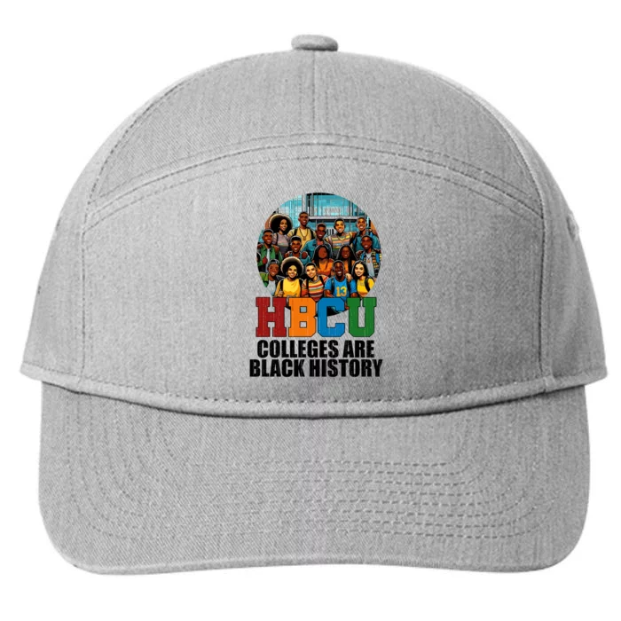 Hbcu Colleges Are Black History Month 7-Panel Snapback Hat