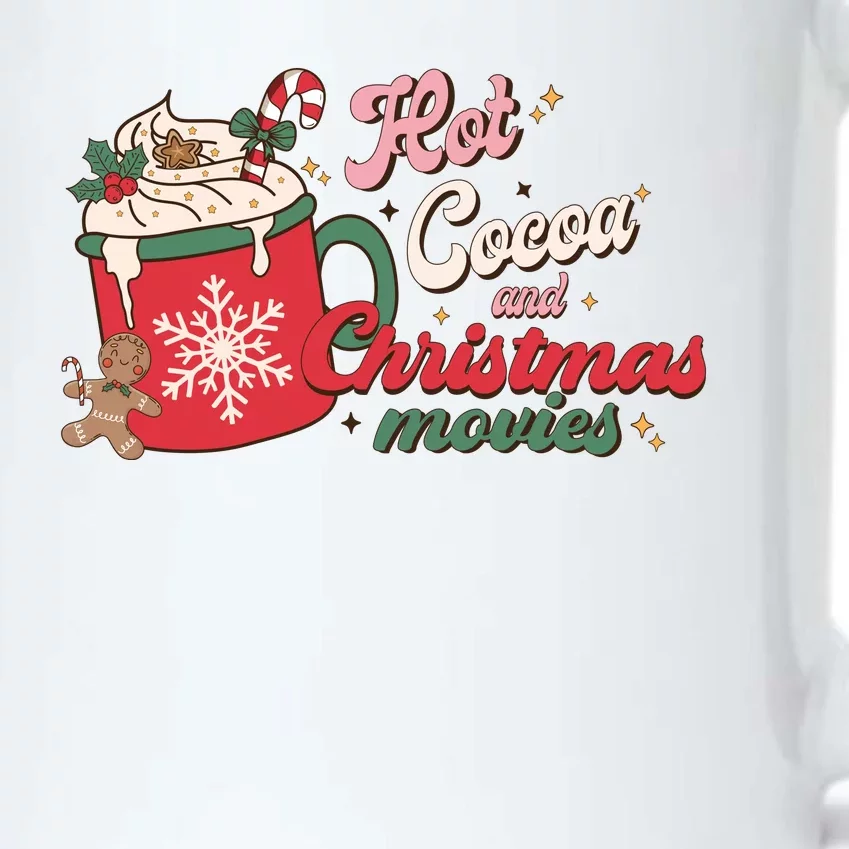 Hot Cocoa And Christmas Movies Black Color Changing Mug