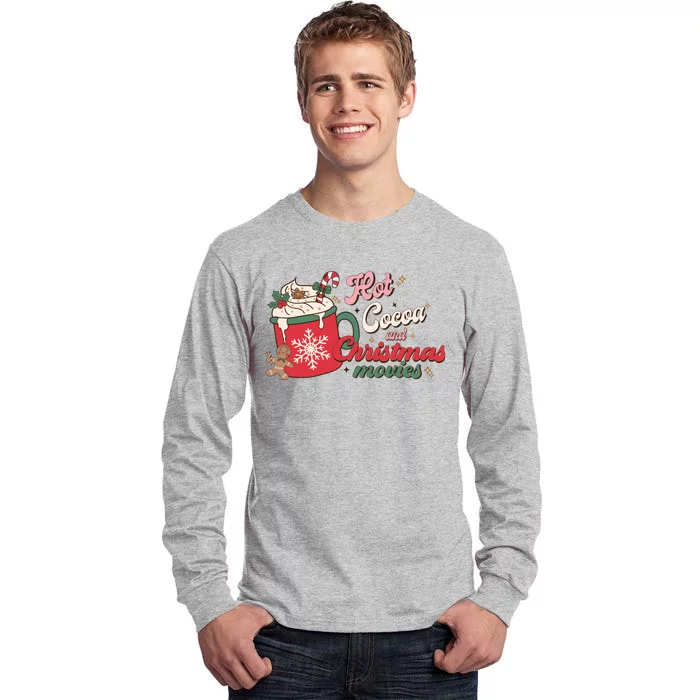 Hot Cocoa And Christmas Movies Tall Long Sleeve T-Shirt