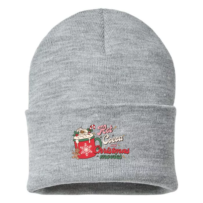 Hot Cocoa And Christmas Movies Sustainable Knit Beanie